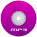 Mp3 Purple Icon 128x128 png